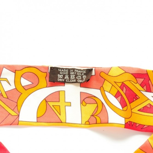 HERMES  Silk Le Nombre D'Or Twilly - Picture 3 of 4